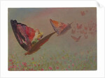 Butterflies with Riders by Albert Bierstadt
