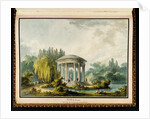 Vue du Temple, from Recueil des plans du Petit Trianon by Richard Mique, 1781 by Claude Louis Chatelet