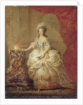 Portrait of a lady, dressed as a vestal virgin, said to be Marie-Antoinette by Jacques-Fabien Gautier d'Agoty