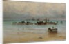 Loading Fish at Low Tide, St. Ives by William Banks Fortescue