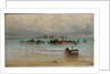 Loading Fish at Low Tide, St. Ives by William Banks Fortescue