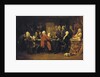 Voltaire at the reading room at Procope by Claude Jacquand