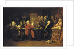 Voltaire at the reading room at Procope by Claude Jacquand