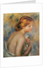 Head of a Bather in profile by Pierre Auguste Renoir