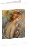 Head of a Bather in profile by Pierre Auguste Renoir