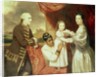 Tysoe Saul Hancock, his wife Philadelphia, their daughter Elizabeth and their Indian maid Clarinda, c.1763–5 by Joshua Reynolds