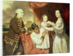 Tysoe Saul Hancock, his wife Philadelphia, their daughter Elizabeth and their Indian maid Clarinda, c.1763–5 by Joshua Reynolds