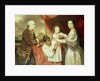 Tysoe Saul Hancock, his wife Philadelphia, their daughter Elizabeth and their Indian maid Clarinda, c.1763–5 by Joshua Reynolds