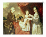 Tysoe Saul Hancock, his wife Philadelphia, their daughter Elizabeth and their Indian maid Clarinda, c.1763–5 by Joshua Reynolds