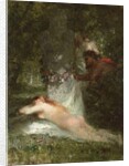 Le sommeil de la nymphe by Constant-Emile Troyon
