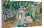 Le goûter sous les châtaigniers, 1914 by Maurice Denis