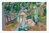 Le goûter sous les châtaigniers, 1914 by Maurice Denis