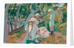 Le goûter sous les châtaigniers, 1914 by Maurice Denis