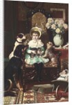 Doddy and her pets, 1883 by Charles Trevor Garland