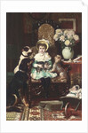Doddy and her pets, 1883 by Charles Trevor Garland