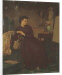 A Lady Artist, 1869 by Ernest Gustave Girardot