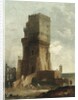 A Capriccio of the Tower of Benevento by Hubert Robert