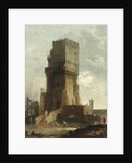 A Capriccio of the Tower of Benevento by Hubert Robert