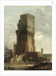 A Capriccio of the Tower of Benevento by Hubert Robert