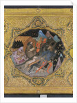 Detail from The Story of Diana and Actaeon, with Saint Jerome: a cassone panel by Francesco di Michele