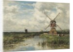 View near Leiden by Willem Roelofs