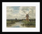 View near Leiden by Willem Roelofs