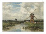 View near Leiden by Willem Roelofs