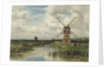View near Leiden by Willem Roelofs