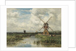 View near Leiden by Willem Roelofs