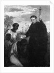 A Jesuit Missionary, perhaps Manuel de Nobrega or Peter Claver, Baptizing Blacks by Spanish School