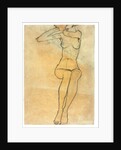 Seated nude, 1910 by Egon Schiele