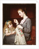 The Embroidery Lesson by Hugues Merle