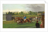 The Finish, Hoppegarten, Berlin, 15 June 1873, 1874 by Carl Constantin Steffeck
