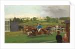 The Finish, Hoppegarten, Berlin, 15 June 1873, 1874 by Carl Constantin Steffeck