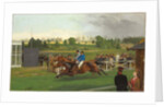 The Finish, Hoppegarten, Berlin, 15 June 1873, 1874 by Carl Constantin Steffeck