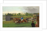 The Finish, Hoppegarten, Berlin, 15 June 1873, 1874 by Carl Constantin Steffeck