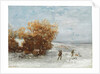 Hunters in the snow, 1866 by Gustave Courbet