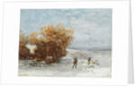 Hunters in the snow, 1866 by Gustave Courbet