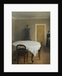 Interior, the Dining Room in Hammershøi's Childhood Home, Frederiksberg Allé, 1891 by Vilhelm Hammershoi