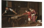 The Holy Family in the carpenter's shop by Jean Tassel