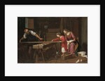 The Holy Family in the carpenter's shop by Jean Tassel