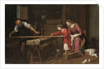 The Holy Family in the carpenter's shop by Jean Tassel