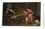 The Holy Family in the carpenter's shop by Jean Tassel