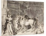 A Cavalier Bidding Farewell to a Lady, 1678 by Hendrick Verschuring