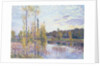 The Lake at Chevreuil by Alfred Sisley