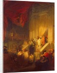 Reading of the law in a Synagogue by Solomon Alexander Hart