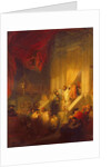 Reading of the law in a Synagogue by Solomon Alexander Hart