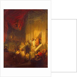 Reading of the law in a Synagogue by Solomon Alexander Hart