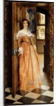 At the Doorway, c.1898 by Laura Theresa (1852-1909) Alma-Tadema