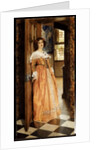 At the Doorway, c.1898 by Laura Theresa (1852-1909) Alma-Tadema